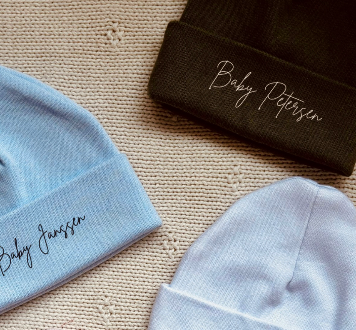 Babymutsje met naam