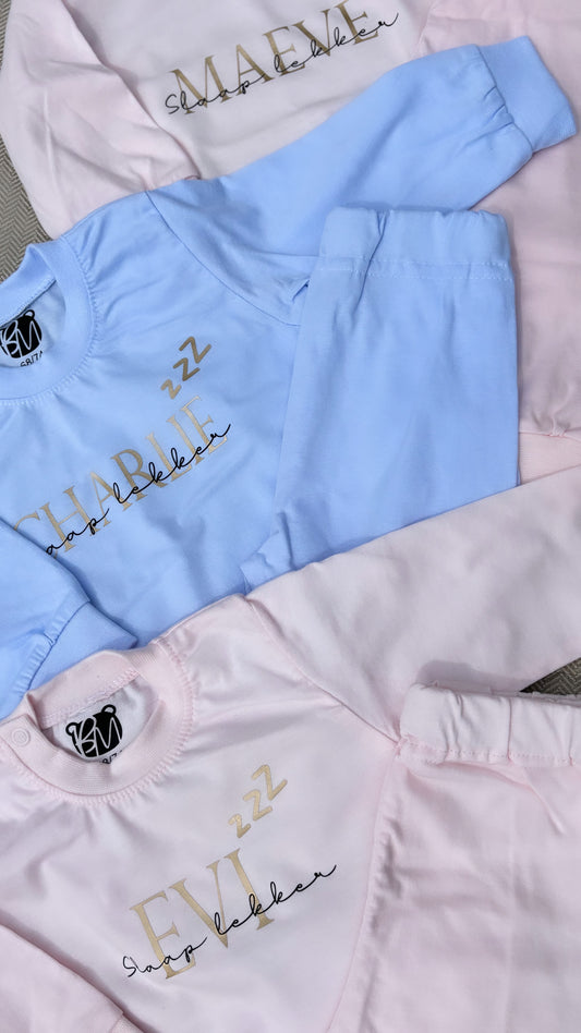 Kinderpyjama | Slaap lekker met naam