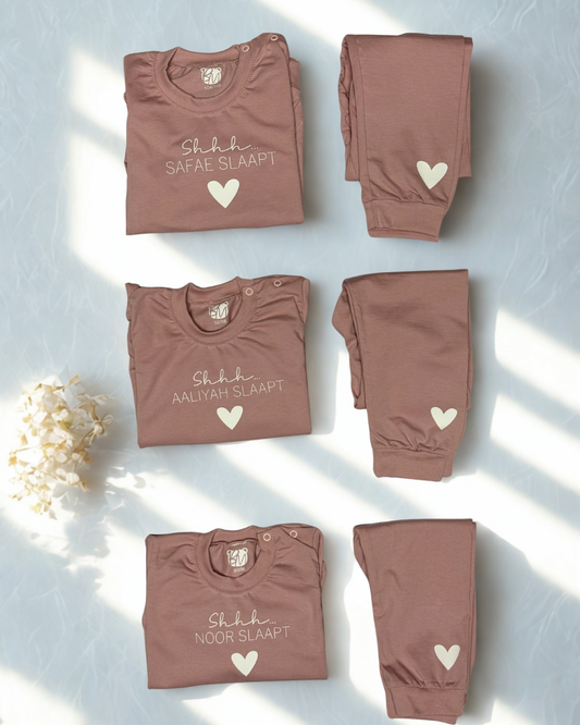 Kinderpyjama | Shhh... (met naam)