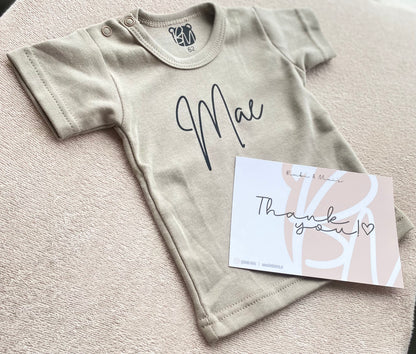 T-shirt met naam