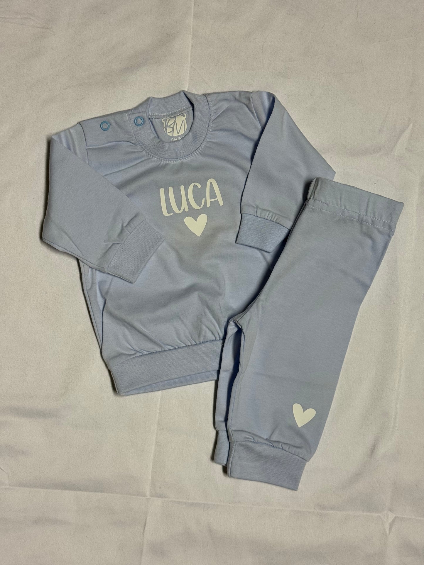 Kinderpyjama | Met naam en icoontje