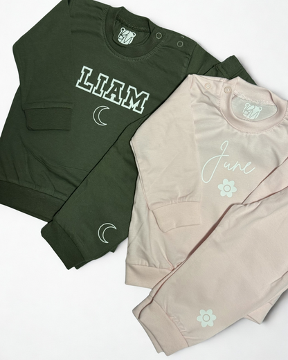 Kinderpyjama | Met naam en icoontje