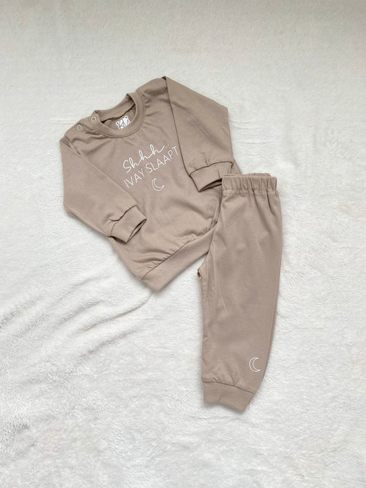 Kinderpyjama | Shhh... (met naam)