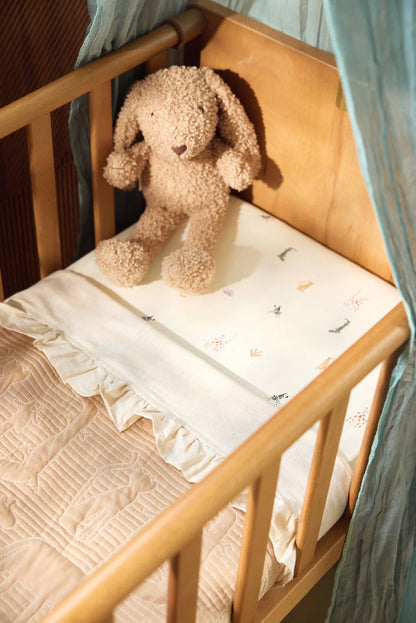 Knuffel bunny met naam geborduurd